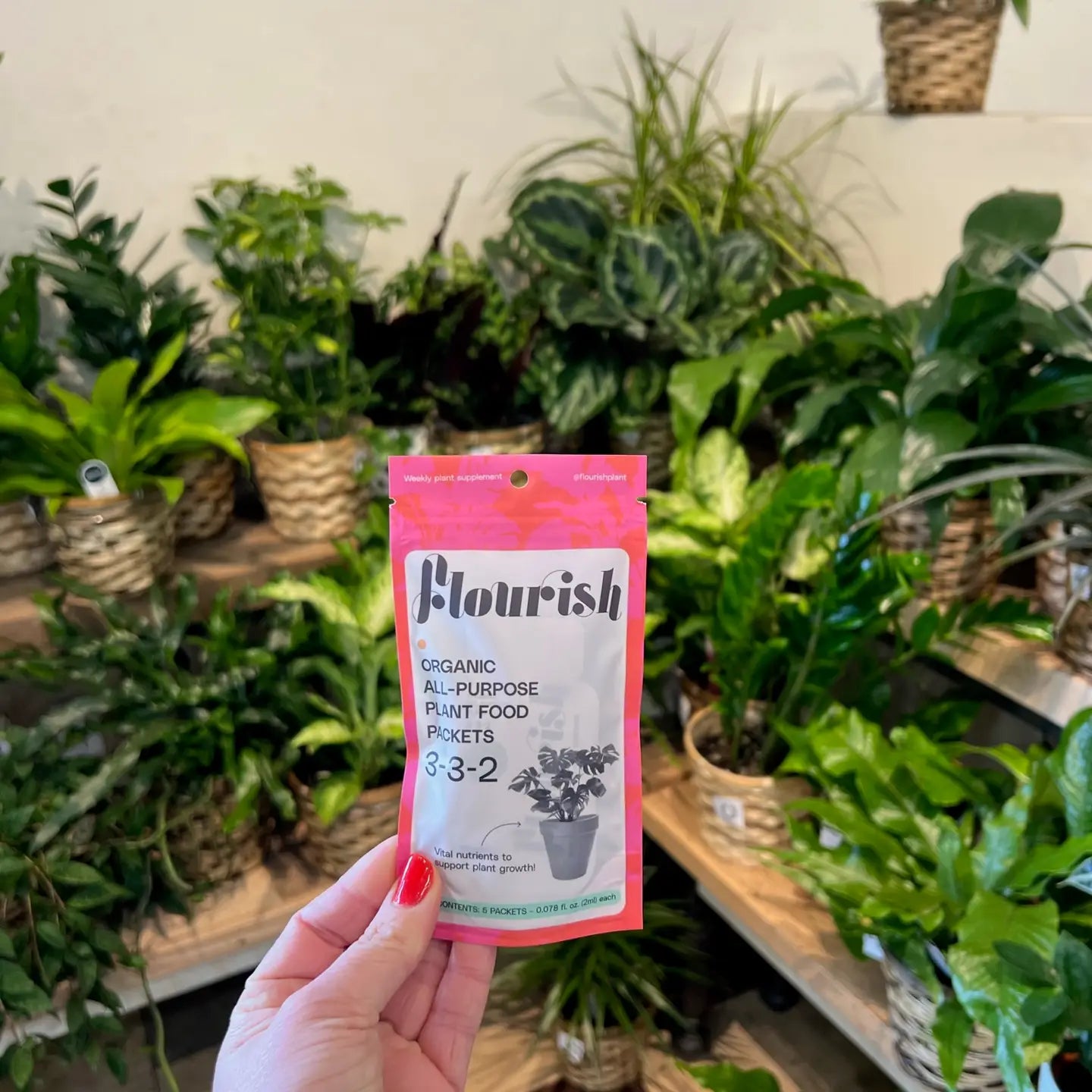 Flourish Organic Plant Food Single-Serve Packet