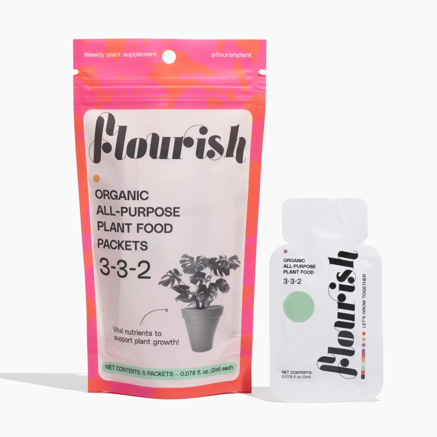 Flourish Organic Plant Food Single-Serve Packet