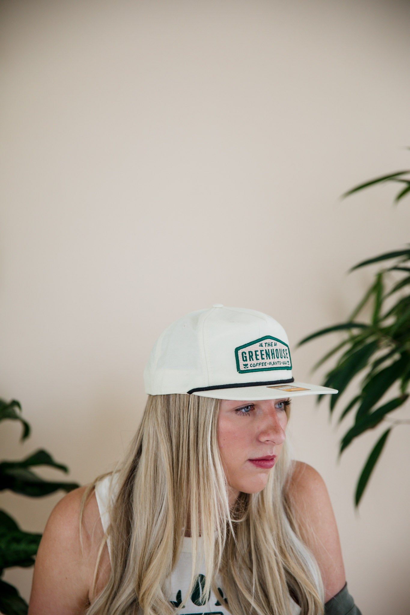 White Greenhouse Snapback